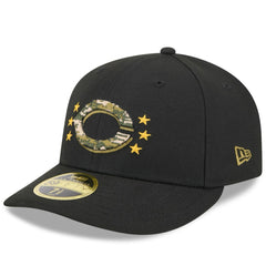 Cincinnati Reds 2024 Armed Forces Day Low Profile 59FIFTY Fitted Hat Black | New Era