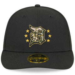 Detroit Tigers 2024 Armed Forces Day Low Profile 59FIFTY Fitted Hat Black | New Era