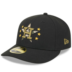 Houston Astros 2024 Armed Forces Day Low Profile 59FIFTY Fitted Hat Black | New Era