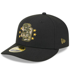 San Diego Padres 2024 Armed Forces Day Low Profile 59FIFTY Fitted Hat Black | New Era