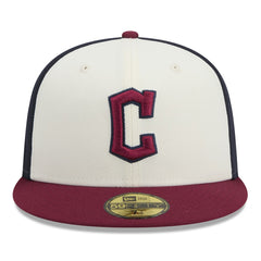 Cleveland Guardians 2024 City Connect 59FIFTY Fitted Hat White/Red | New Era