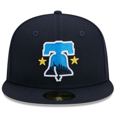Philadelphia Phillies 2024 City Connect 59FIFTY Fitted Hat Navy | New Era