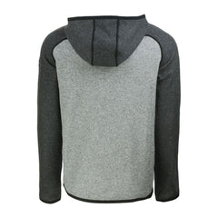 Philadelphia Phillies Cutter & Buck Mainsail Full-Zip Hooded Jacket Heather Charcoal/Heather Gray