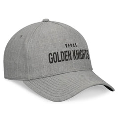 Vegas Golden Knights Fanatics Elements A-Frame Leather Strapback Hat Heather Gray