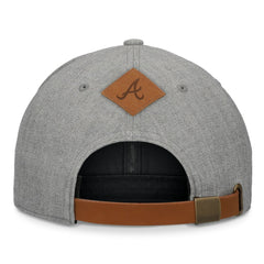 Atlanta Braves Elements A-Frame Structured Adjustable Hat Heather Gray