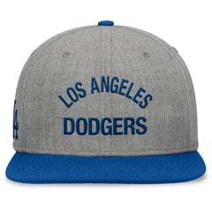 Los Angeles Dodgers Elements Flat Brim Snapbuckle Hat Heather Gray/Royal
