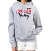 Carolina Hurricanes G-III 4Her by Carl Banks Women's Team Sport Tri-Blend Fleece Hoodie Heather Gray
