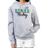 Dallas Stars G-III 4Her by Carl Banks Women's Team Sport Tri-Blend Fleece Hoodie Heather Gray