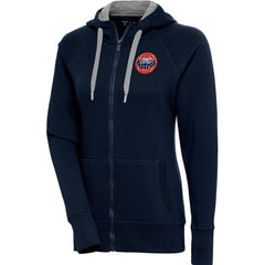 Houston Astros Antigua Women's Cooperstown Victory Full-Zip Hoodie Navy