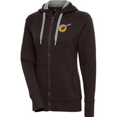 San Diego Padres Antigua Women's Cooperstown Victory Full-Zip Hoodie Brown