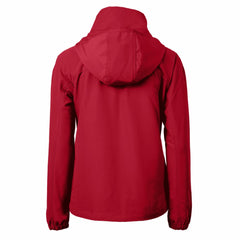 New York Mets Cutter & Buck Women's Charter Eco Recycled Full-Zip Jacket Red