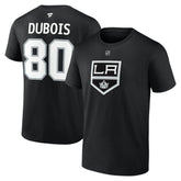 Pierre-Luc Dubois Los Angeles Kings Fanatics Authentic Stack Name & Number T-Shirt Black
