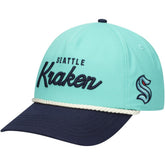 Seattle Kraken American Needle Roscoe Washed Twill Adjustable Hat Light Blue/Deep Sea Blue