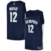 Ja Morant Memphis Grizzlies Swingman Player Jersey Icon Edition Navy - Nike