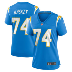 Matt Kaskey Los Angeles Chargers Women's Team Game Jersey - Powder Blue