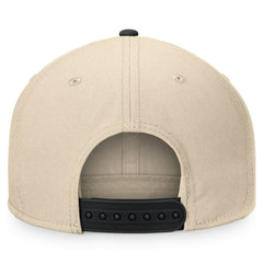 Boston Bruins Fanatics Goalaso Snapback Hat Cream/Black