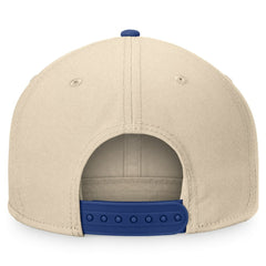 Toronto Maple Leafs Fanatics Goalaso Snapback Hat Cream/Blue