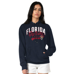 Florida Panthers G-III 4Her by Carl Banks Women's Filigree Logo Pullover Hoodie – Navy