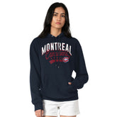Montreal Canadiens G-III 4Her by Carl Banks Women's Filigree Logo Pullover Hoodie – Navy