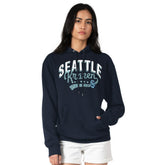 Seattle Kraken G-III 4Her by Carl Banks Women's Filigree Logo Pullover Hoodie – Deep Sea Blue