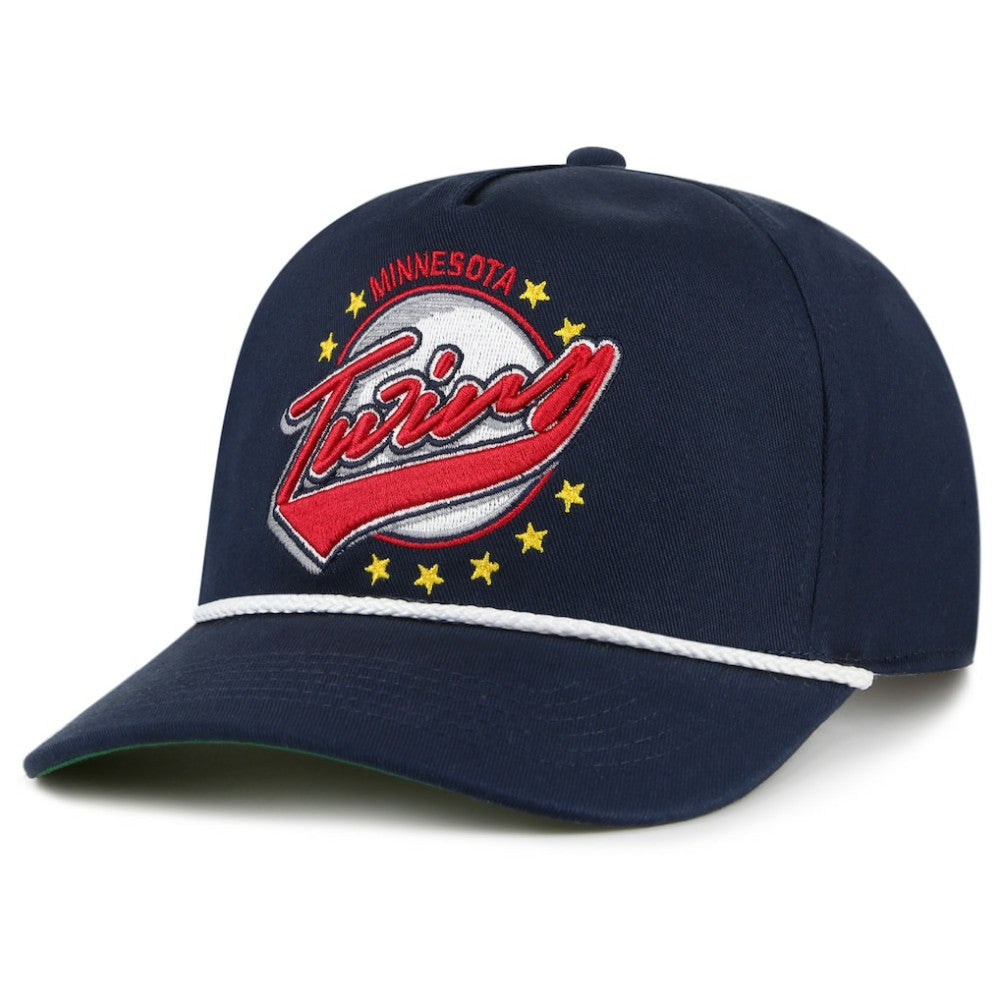 Minnesota Twins Wax Pack Collection Premier Hitch Adjustable Hat Navy | 47 brand