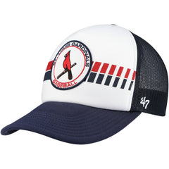 St. Louis Cardinals Cooperstown Collection Wax Pack Express Trucker Adjustable Hat White/Navy | 47 brand
