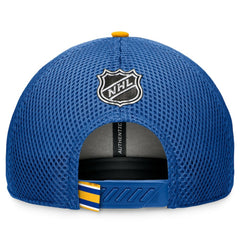 Buffalo Sabres Fanatics 2024 NHL Draft On Stage Trucker Adjustable Hat Royal