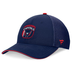 Washington Capitals Fanatics 2024 NHL Draft On Stage Trucker Adjustable Hat Navy
