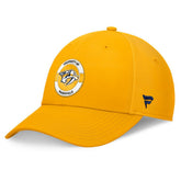 Nashville Predators Fanatics Authentic Pro Training Camp Flex Hat Gold
