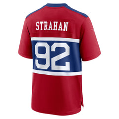 Michael Strahan New York Giants Alternate Retired Player Game Jersey - Century Red