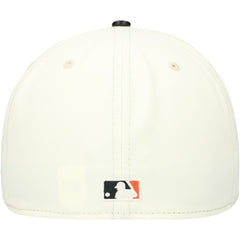 San Francisco Giants Game Night Leather Visor 59FIFTY Fitted Hat Cream | New Era