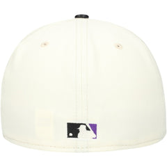 Tampa Bay Rays Game Night Leather Visor 59FIFTY Fitted Hat Cream | New Era
