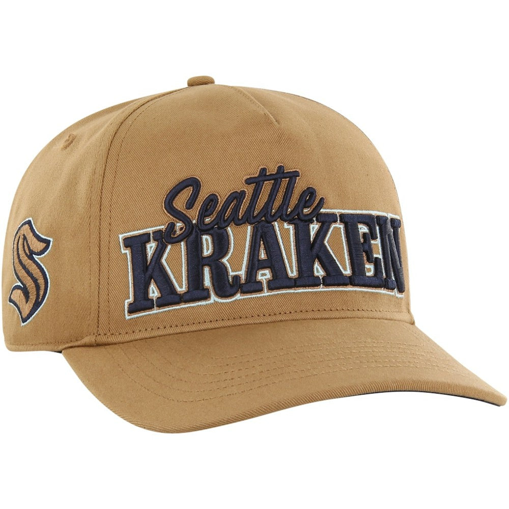 Seattle Kraken '47 Barnes Hitch Adjustable Hat Tan