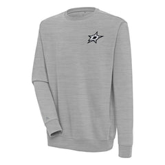 Dallas Stars Antigua Victory Pullover Sweatshirt Heather Gray