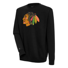 Chicago Blackhawks Antigua Victory Pullover Sweatshirt Black