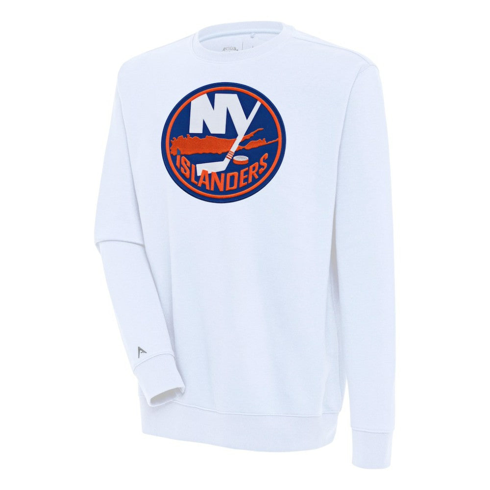 New York Islanders Antigua Victory Pullover Sweatshirt White