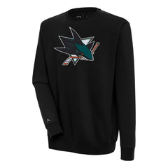 San Jose Sharks Antigua Victory Pullover Sweatshirt Black