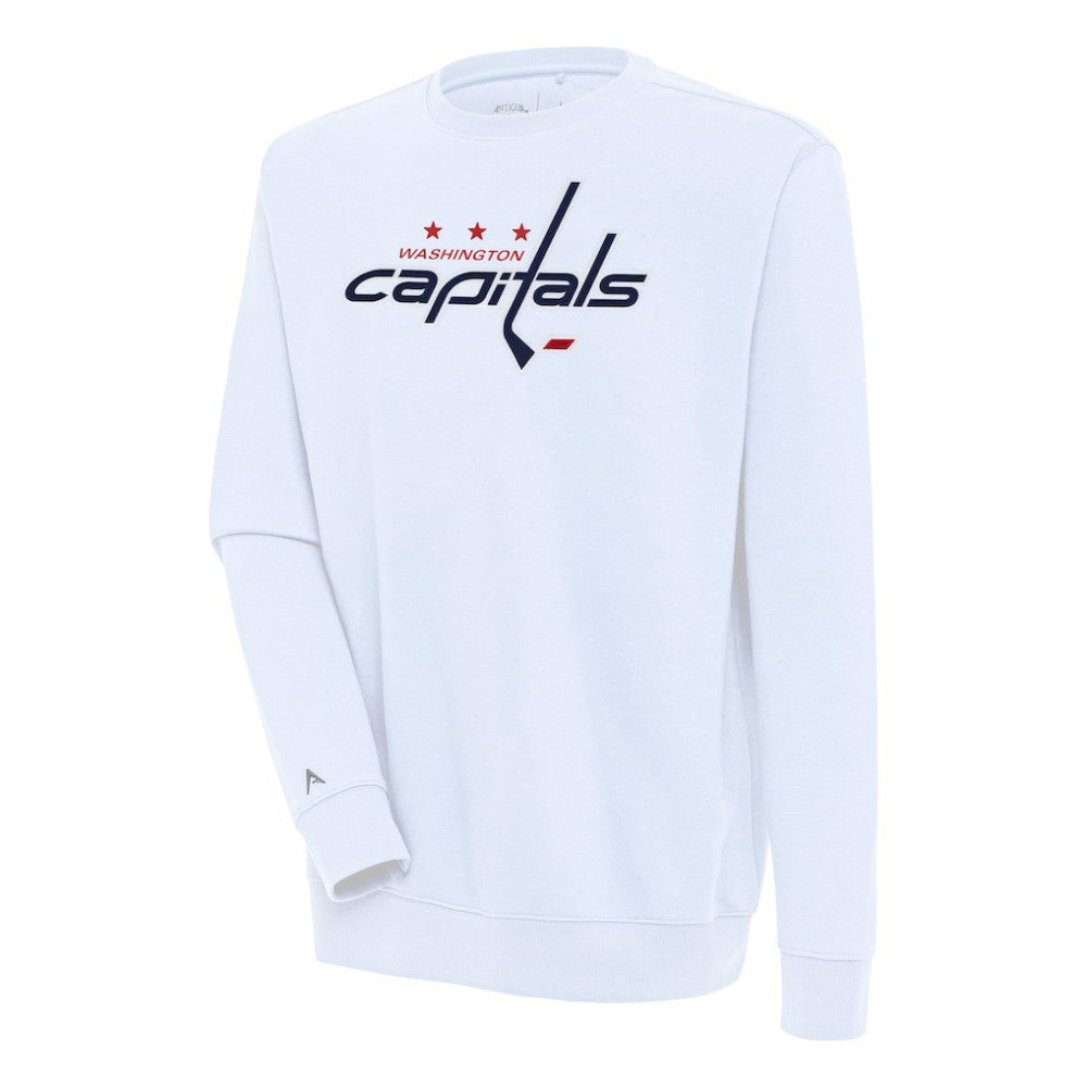 Washington Capitals Antigua Victory Pullover Sweatshirt White