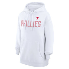Philadelphia Phillies G-III 4Her by Carl Banks Women's Dot Print Pullover Hoodie White