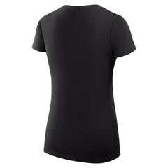 Pittsburgh Pirates G-III 4Her by Carl Banks Women's Super-Slim Fit Lightweight Dot Print V-Neck T-Shirt Black
