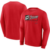 Carolina Hurricanes Fanatics Focus Fleece Pullover Sweatshirt Red
