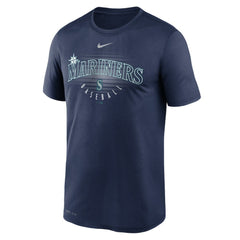 Seattle Mariners Wordmark Outline Legend T-Shirt Navy | Nike