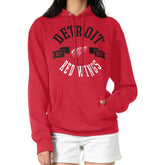 Detroit Red Wings G-III 4Her by Carl Banks Women's City Graphic Fleece Pullover Hoodie Red