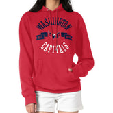 Washington Capitals G-III 4Her by Carl Banks Women's City Graphic Fleece Pullover Hoodie Red