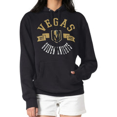 Vegas Golden Knights G-III 4Her by Carl Banks Women's City Graphic Fleece Pullover Hoodie Black