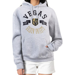 Vegas Golden Knights G-III 4Her by Carl Banks Women's City Graphic Fleece Pullover Hoodie Heather Gray