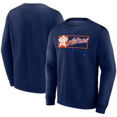 Houston Astros Focus Fleece Pullover Sweatshirt Navy