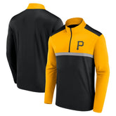 Pittsburgh Pirates Unstoppable Quarter-Zip Top Black