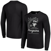 Pittsburgh Penguins Starter Arch City Theme Graphic Long Sleeve T-Shirt Black