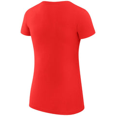 Florida Panthers G-III 4Her by Carl Banks Women's Super-Slim Fit Lightweight Dot Print Team T-Shirt Red